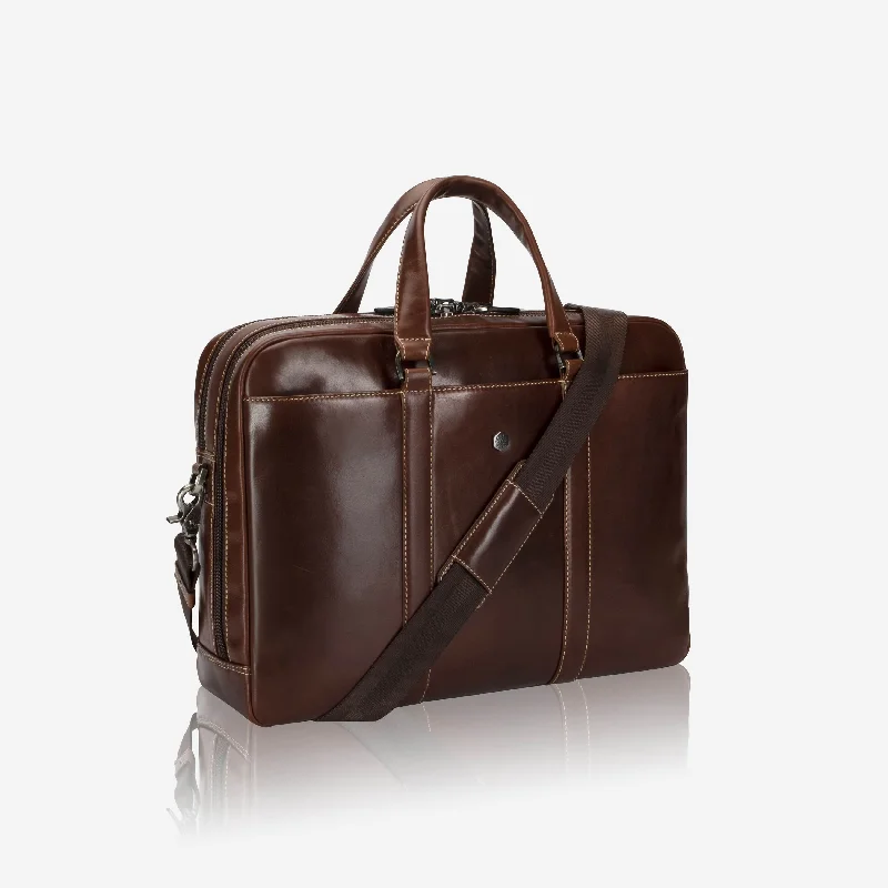 17"" Laptop Briefcase, Mocha