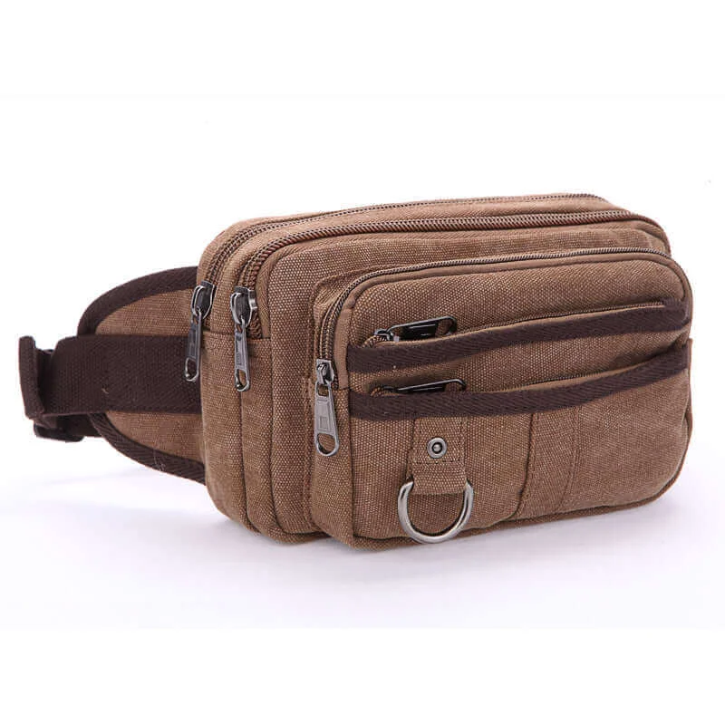 Canvas Waist Bag | Bum Bag for Men