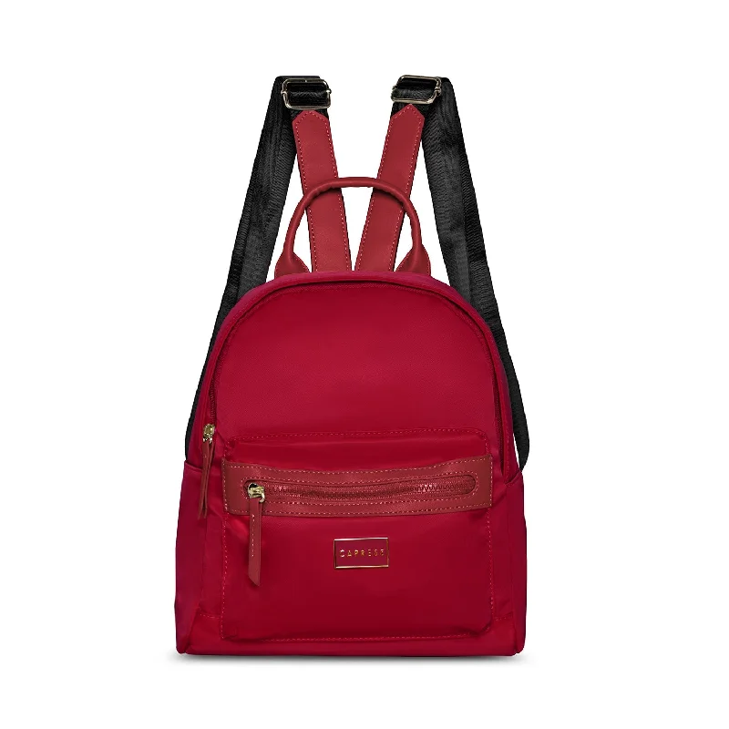 Caprese Cindy Backpack Small Bright Red