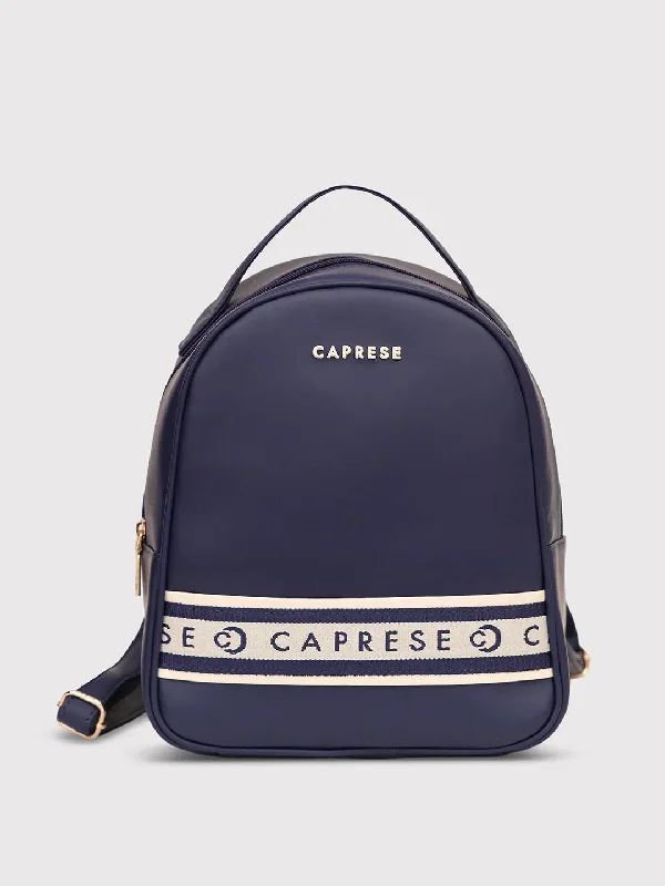 Caprese Trinity Fashion Backpack Medium Solid Women's Bag Navy