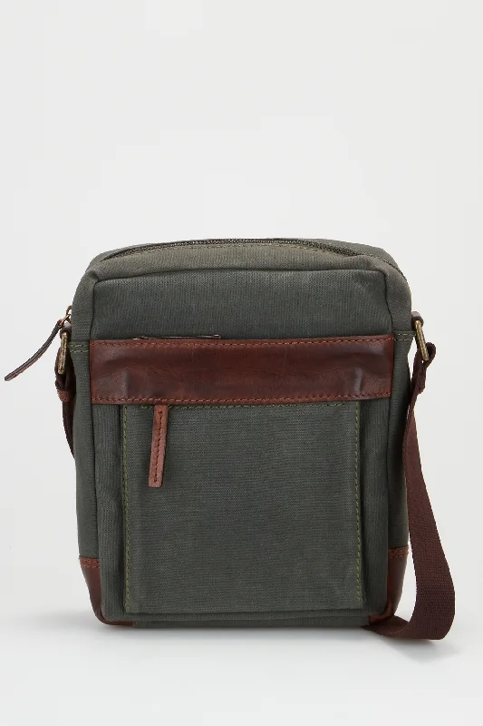 Noah Canvas/Lea Trim NS Satchel