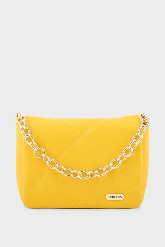 Cross Shoulder Bags B15026-Yellow