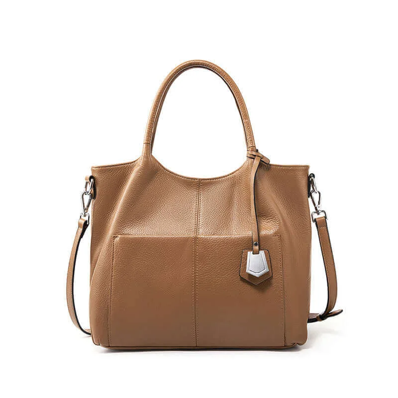 Elegant Leather Handbag Shoulder Bag - Versatile and Stylish for Any Occasion