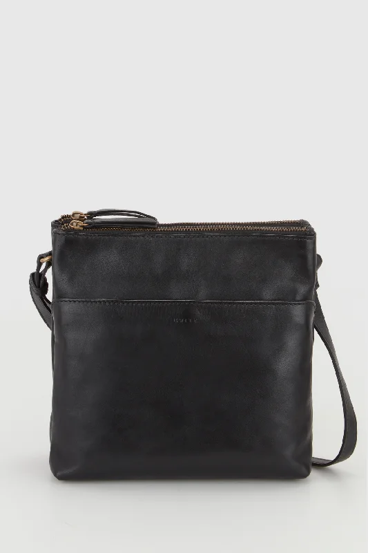 Elle Leather Crossbody Bag