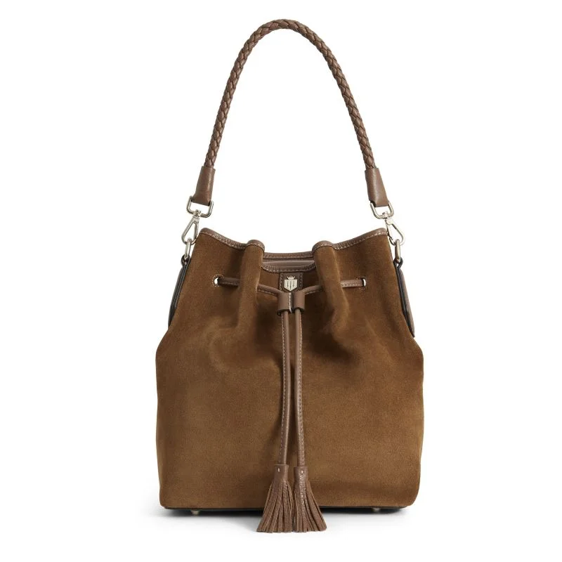 Fairfax & Favor Bibury Suede Bucket Bag -  Tan