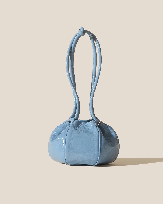 GLOBUL MINI CRINKLED GLOSSY - Balloon-Shaped Crossbody Bag