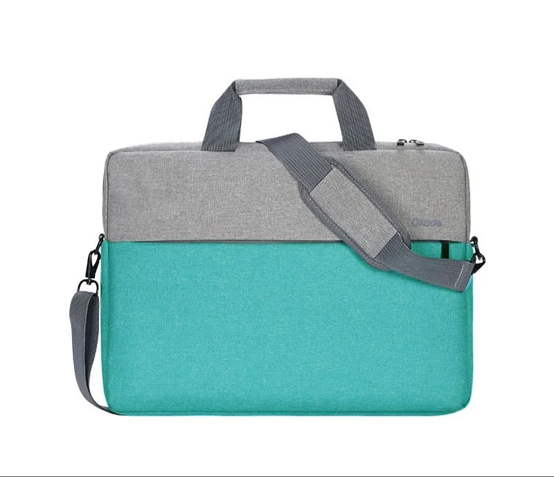 Green Laptop Bag 16 Inch Waterproof Polyester Briefcase T52