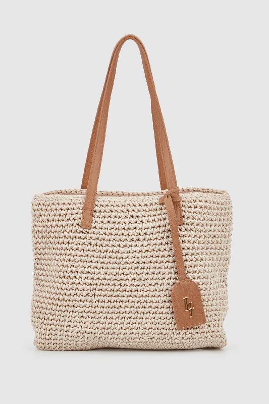 Rayon Crochet Tote Bag