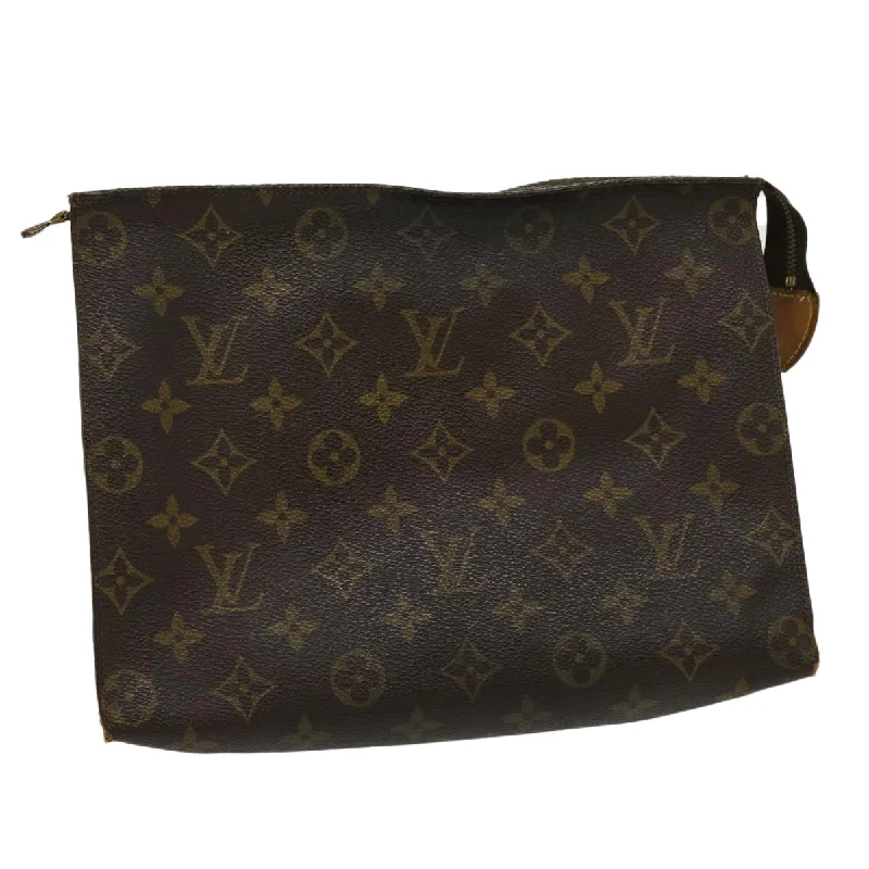 LOUIS VUITTON Monogram Poche Toilette 26 Pouch M47542 LV Auth 30196