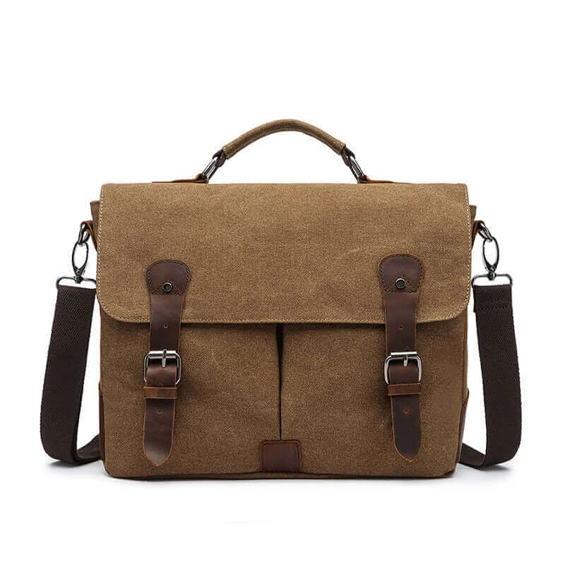 Men's Canvas Laptop Messenger Bag - Fits 13"" Laptop