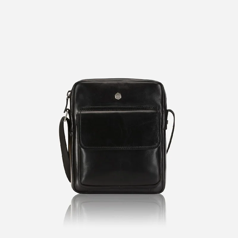 Men's Crossbody with Organiser, Black