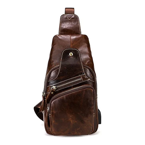 Messenger Bag Men Leather Crossbody Bags