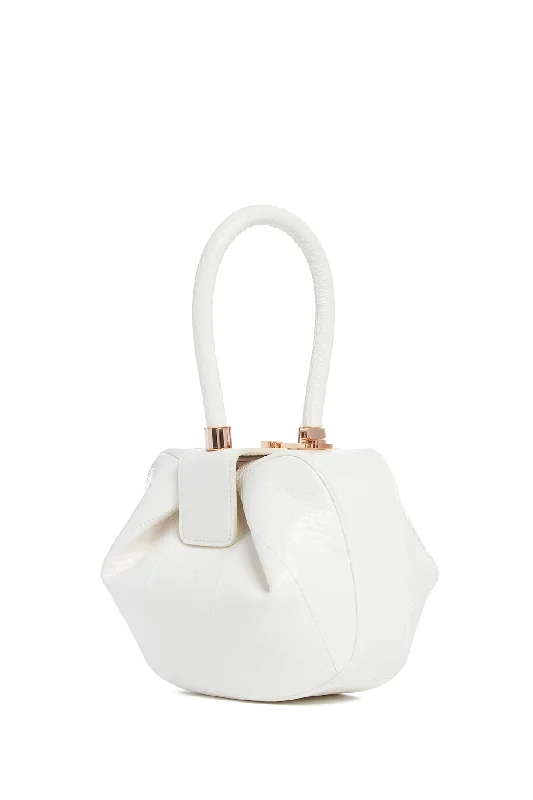 Nina Bag in Ivory Snakeskin