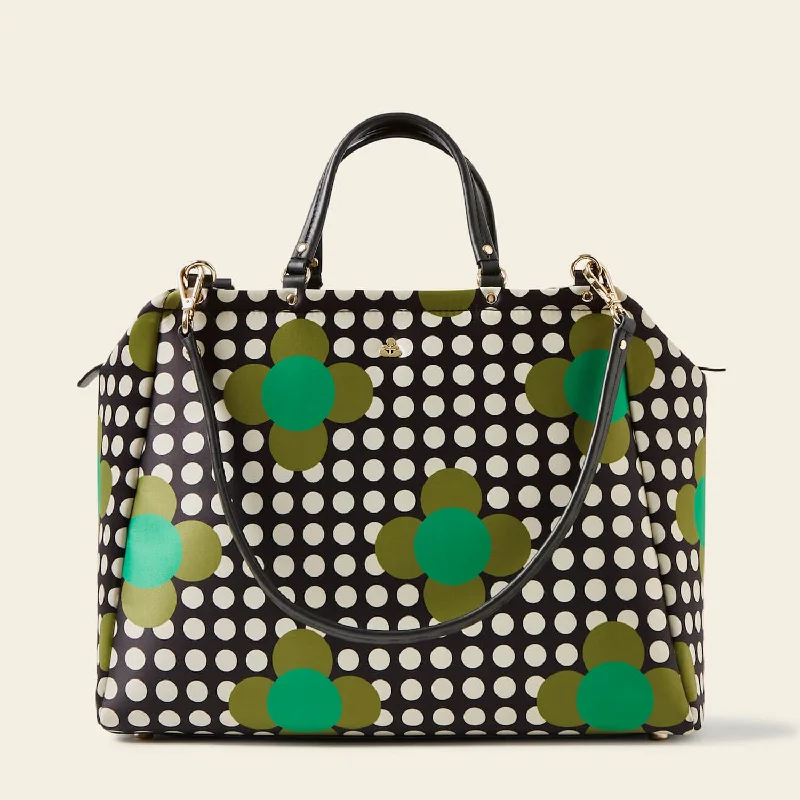 Opera Big Tote - Jewel Flower Polka Dot