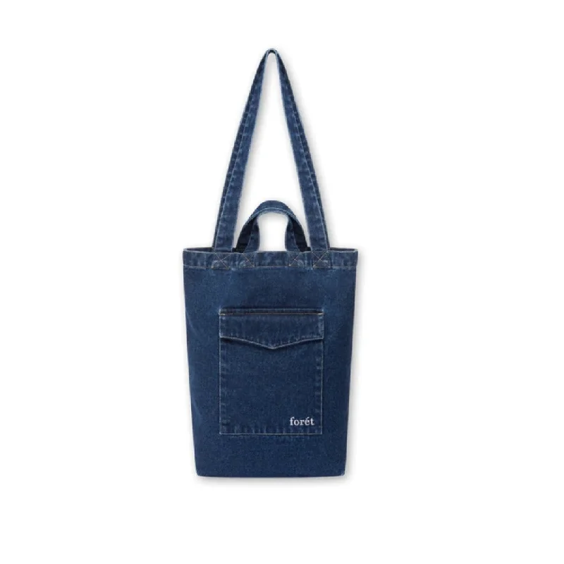 Turf Denim Tote Bag