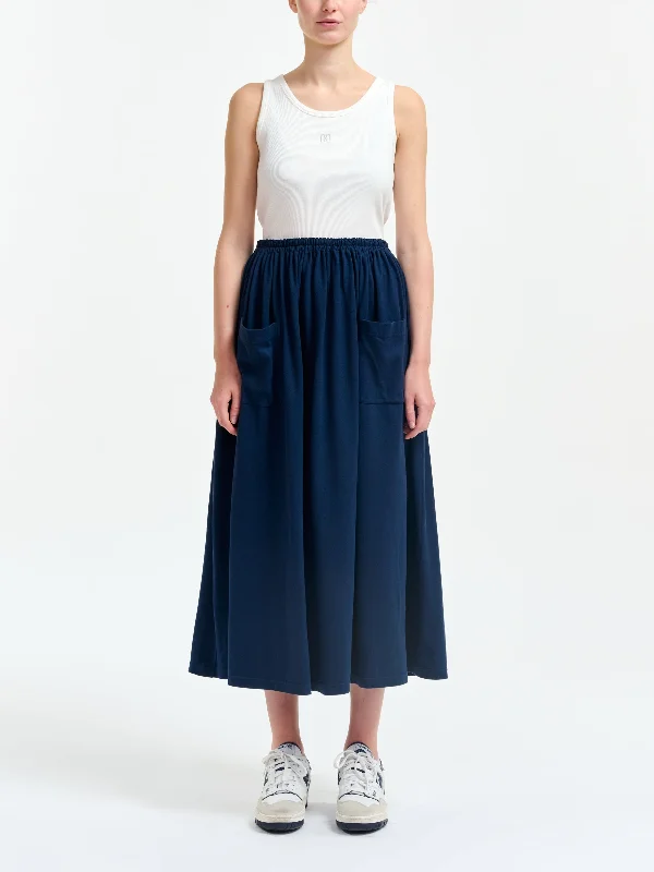 SARAHWEAR | COTTON JERSEY SKIRT