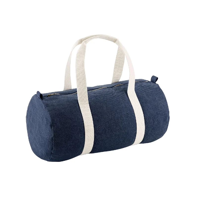 Bagbase Barrel Denim Duffle Bag