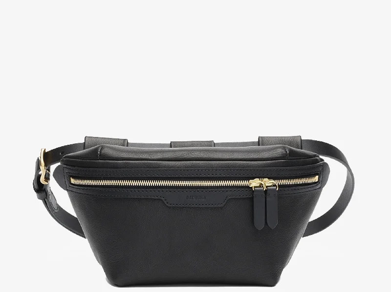 Belt Bag - Leather, Black