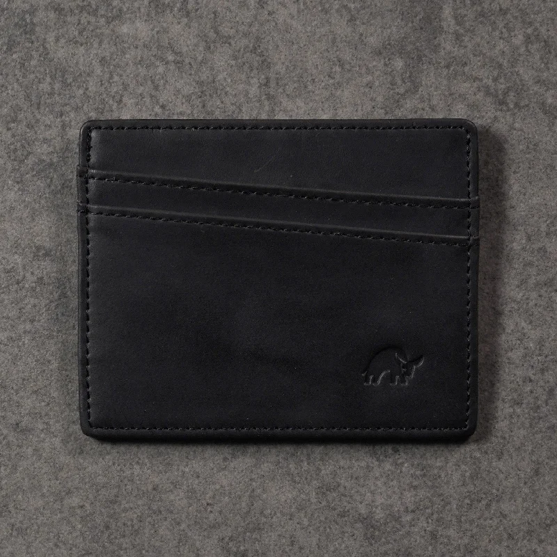 Bullstrap® Men's Black Edition Leather Card Holder