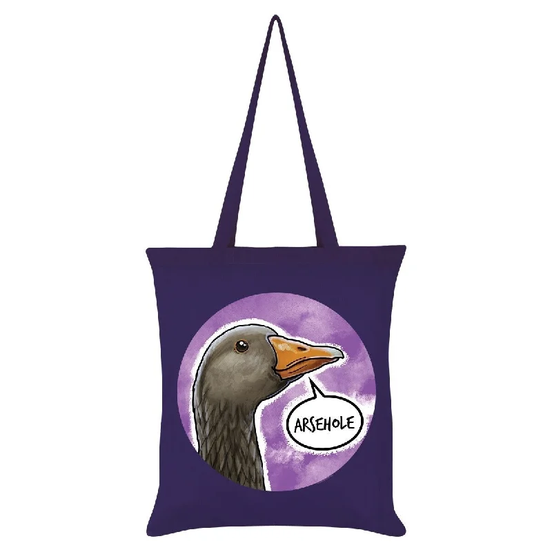 Cute But Abusive Arsehole Goose Tote Bag