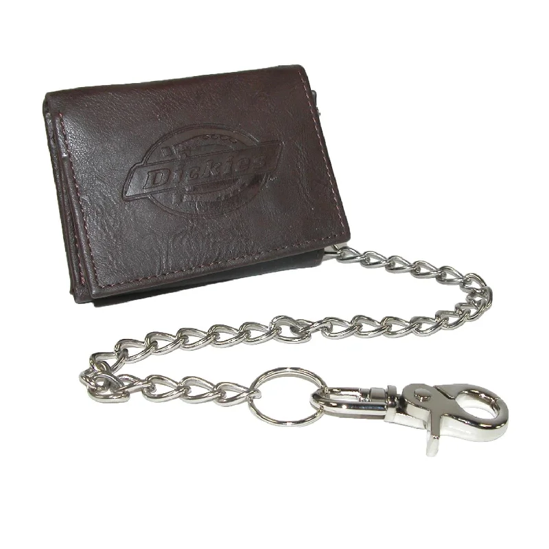 Dickies Leather Trifold Chain Wallet