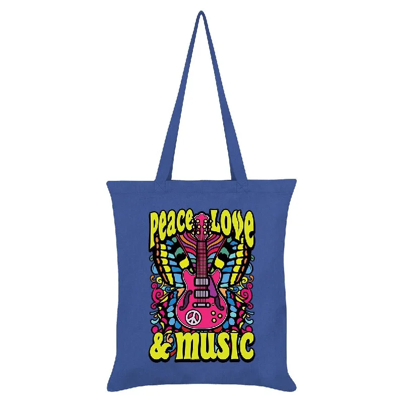 Grindstore Peace, Love & Music Tote Bag