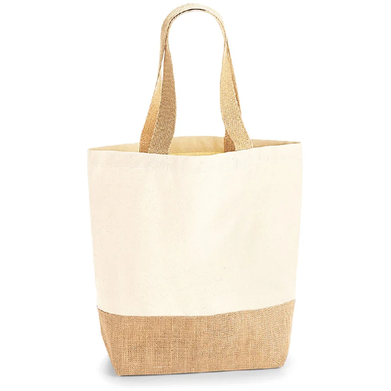 Westford Mill Jute Base Canvas Shopper