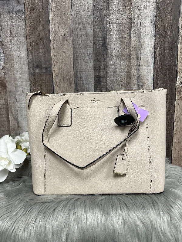 Beige Handbag Designer Kate Spade, Size Large