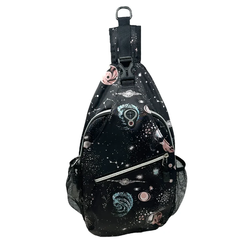 Galaxy Sling Backpack By Mosiso, Size: Small