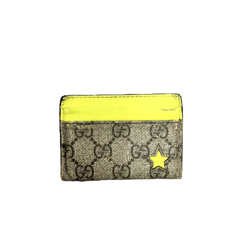 Wallet Luxury Designer By Gucci, Size: Small